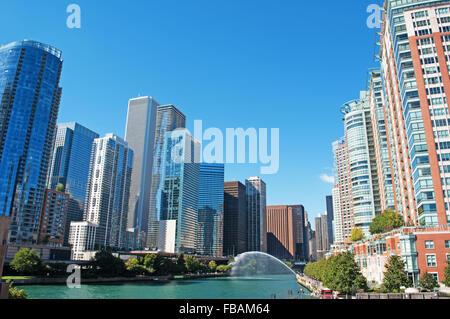 Chicago, Michigan Lake, Illinois, United States of America, Usa Stock Photo