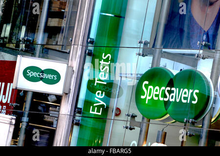London, England, UK. Specsavers shop - high street optician Stock Photo