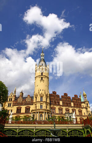 Schwerin Castle (Schweriner Schloss), Mecklenburg-Vorpommern state, Germany Stock Photo