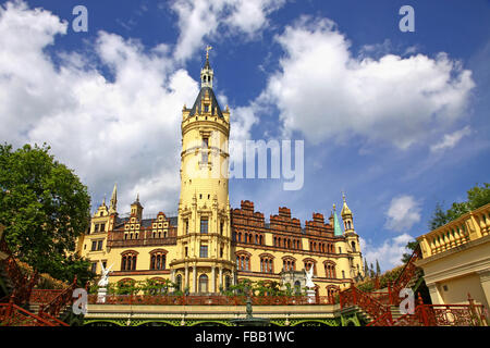 Schwerin Castle (Schweriner Schloss), Mecklenburg-Vorpommern state, Germany Stock Photo