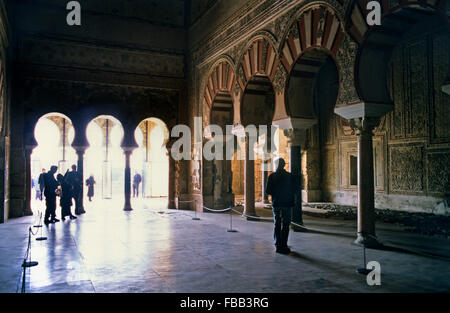 Córdoba.Andalusia. Spain:  Ruins of Medina Azahara.Abd-al Rahman III Hall Stock Photo