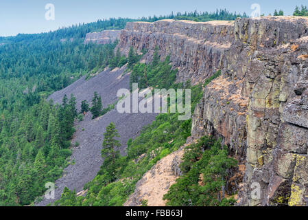 Coyote Wall in Washington in the Columbia River Gorge Stock Photo