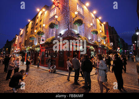 The Temple Bar in Dublin Stock Photo