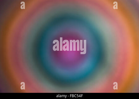 Blurred spiral colorful background with hypnotic illusion effect Stock Photo