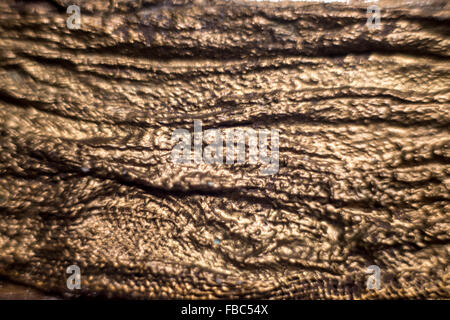 Macro of rough bronze texture background Stock Photo