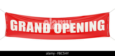 grand opening concept isolated on white background Stock Photo