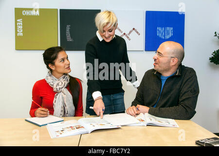 Language course in a language school. Stock Photo