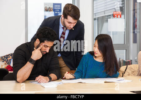 Language course in a language school. Stock Photo