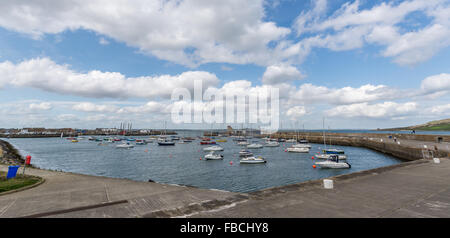 Howth fishing port outside Dublin. Stock Photo