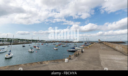 Howth fishing port outside Dublin. Stock Photo