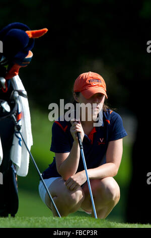 May 8, 2010; Stanford, CA, USA;  Virginia Cavaliers Brittany Altomare during the final round of the 2010 NCAA Women's Golf West Stock Photo