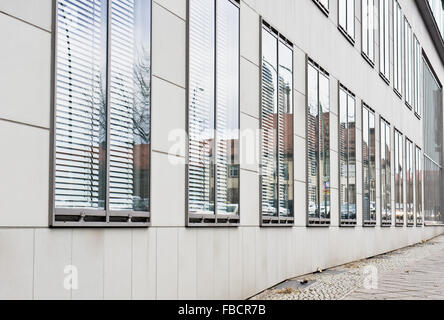 Part of the exterior of a modern office building in Berlin, Germany Stock Photo
