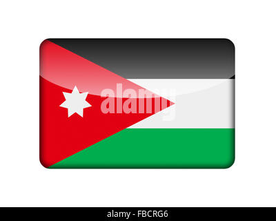 The Jordanian flag Stock Photo