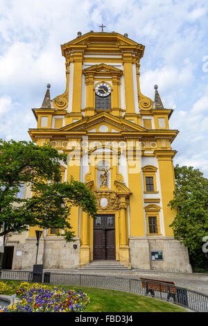 Municipal church, Kitzingen, Franconia, Bavaria, Germany Stock Photo