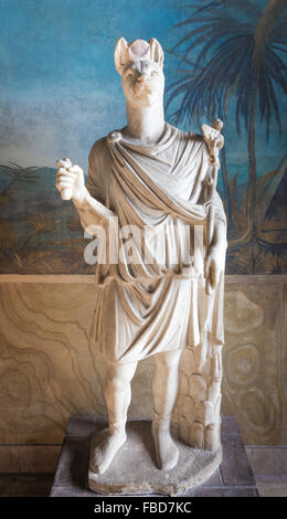 Statue of God Anubis Vatican Museum Rome Italy Stock Photo - Alamy