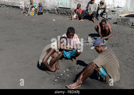 MADAGASCAR, Mananjary, prison, many detainees wait long time for their trial Stock Photo