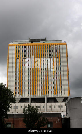 Hospital in Belfast - the high-rise Tower Block Building at Belfast City Hospital, Lisburn Road Belfast Stock Photo