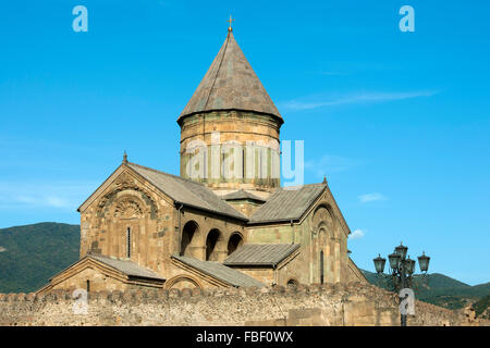 Georgien, Mtskheta, Swetizchoweli-Kathedrale Stock Photo