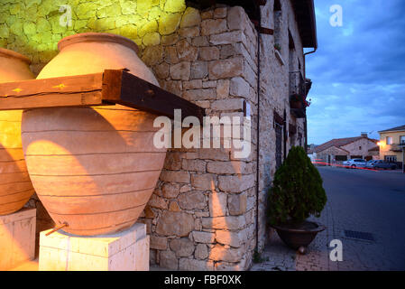 Jars in Torremocha del Jarama, Madrid, Spain Stock Photo