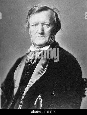 RICHARD WAGNER (1813-1883) German composer in 1871 Stock Photo