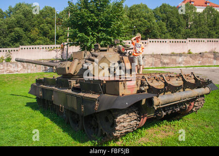 War Machinery and Transport Museum, Vilnius, Lithuania Stock Photo