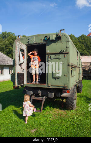 War Machinery and Transport Museum, Vilnius, Lithuania Stock Photo