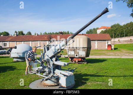 War Machinery and Transport Museum, Vilnius, Lithuania Stock Photo