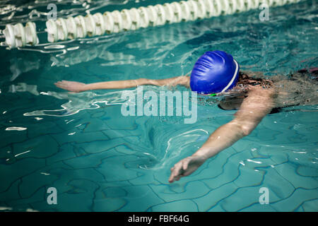 Pregnant woman in swimsuits Stock Photo