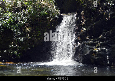 Water fall at Alto Paraiso de Goias chapada dos veadeiros Goias state, Brazil Stock Photo