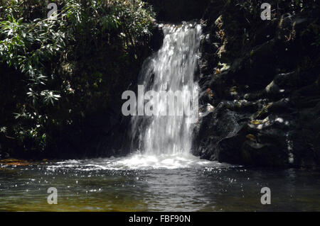 Water fall at Alto Paraiso de Goias chapada dos veadeiros Goias state, Brazil Stock Photo