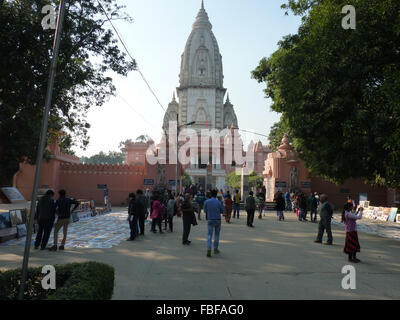 Shri Vishwanath Temple or The Birla Temple in BHU Campus, Varanasi Stock Photo