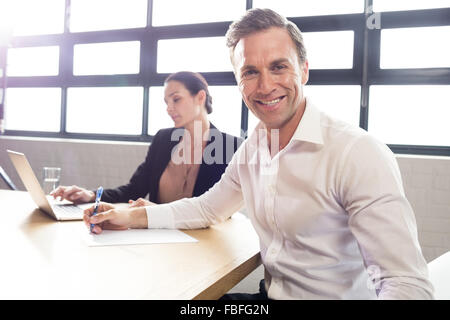 Business people working together Stock Photo