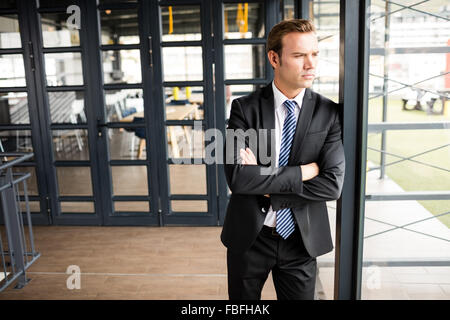 Portrait of a businessman looking away Stock Photo