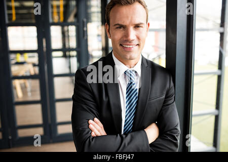 Portrait of a businessman looking at camera Stock Photo