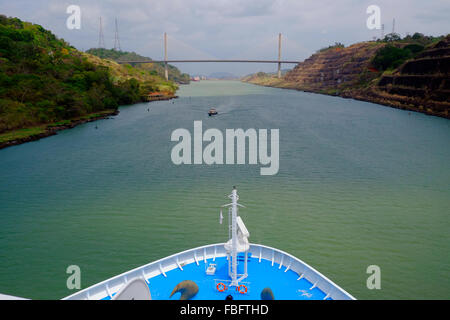 Centennial Bridge Panama Canal Central America Stock Photo