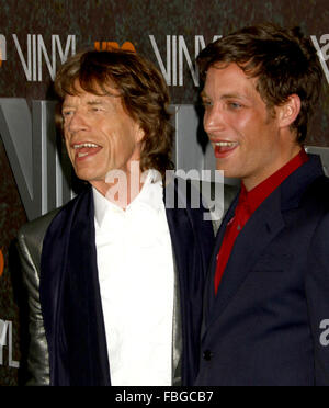 Mick Jagger & son James Jagger 2016 Photo By John Barrett/PHOTOlink ...