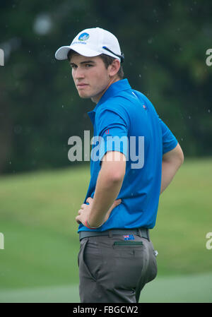 FILE PHOTOS: Clearwater Bay, Hong Kong. 1st Oct, 2015. On the 14th green, Australian Ryan Ruffels, who is ranked 1st in the region, plays the first round of the Asia-Pacific Amateur Championship (AAC) 2015 hosted by Clearwater Bay Golf & Country Club. Ryan Ruffels turns pro. Credit:  Jayne Russell/Alamy Live News Stock Photo