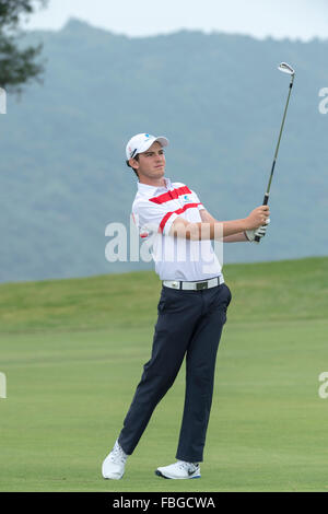 FILE PHOTOS: Clearwater Bay, Hong Kong. 03rd Oct, 2015. Australian Ryan Ruffels on the 3rd fairway.Asia- Pacific Amateur Golf Championship 2015 Clearwater Bay. Ryan Ruffels turns pro.  Credit:  Jayne Russell/Alamy Live News Stock Photo