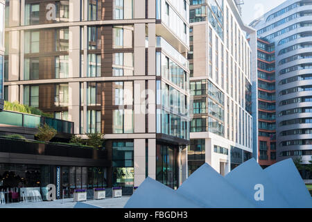 Paddington Basin regeneration project, London, England, U.K. Stock Photo