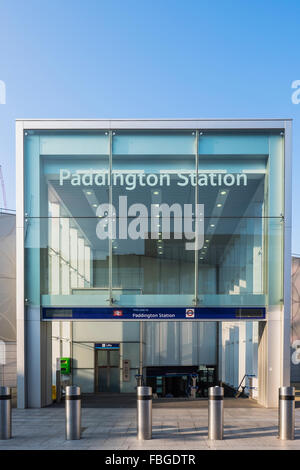 New Paddington station entrance/exit, London, England, U.K. Stock Photo