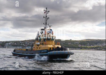 SD Jupiter operated by Serco on behalf of the Royal Navy whilst based at Faslane Stock Photo