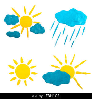 Sun and clouds Stock Photo