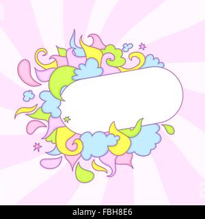 Abstract frame with space for your message Stock Vector