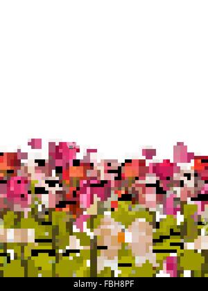 Roses and heart shape Petals. EPS 10 Stock Vector Image & Art - Alamy