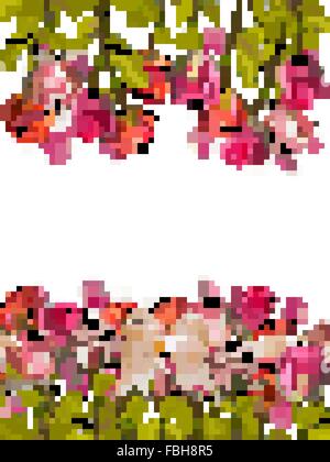 Roses and heart shape Petals. EPS 10 Stock Vector Image & Art - Alamy