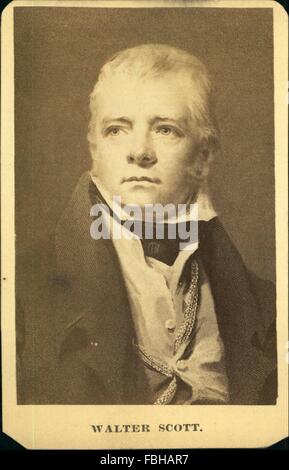1825 - Walter Scott. Sir Walter Scott, 1st Baronet, FRSE (15 August 1771 - 21 September 1832) was a Scottish historical novelist, playwright and poet with many contemporary readers in Europe, Australia, and North America. © Keystone Pictures USA/ZUMAPRESS.com/Alamy Live News Stock Photo