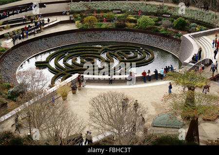 Central Garden Getty Center Stock Photo