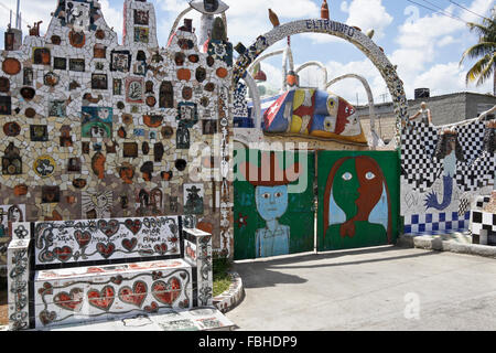 Fusterlandia, Jose Fuster's artwork in Jaimanitas neighborhood, Havana, Cuba Stock Photo