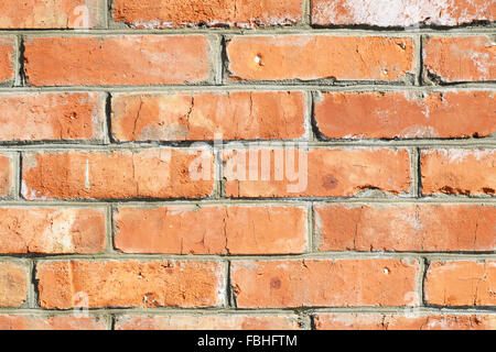 The Background of old vintage brick wall Stock Photo