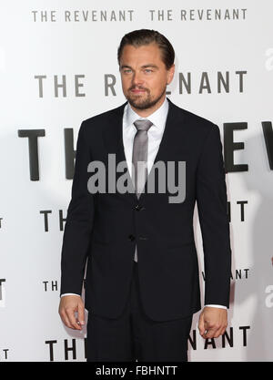 Premiere of 20th Century Fox's 'The Revenant' at TCL Chinese Theatre - Red Carpet Arrivals  Featuring: Leonardo DiCaprio Where: Los Angeles, California, United States When: 16 Dec 2015 Stock Photo